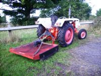 David Brown 885 2wd c/w 4ft Topper, Very Tidy
